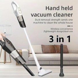 High-power Handheld Wet & Dry Cordless Vacuum Cleaner Lightweight Household Stick Vacuum With Strong Suction Portable Rechargeable Handheld Vacuum For Hard Floor Stairs Sofa Home Car Outdoor Tents P
