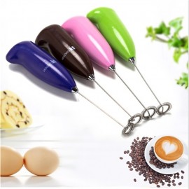 Stainless Steel Handheld Electric Blender Egg Whisk Coffee Milk Frother
