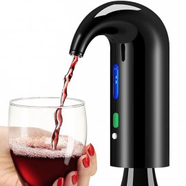 Electric Wine Aerator Pourer Wine Decanter Pump Dispenser Set Stopper Multi-Smart Automatic Filter Wine Dispenser Premium Aerating Pourer and Decanter Spout
